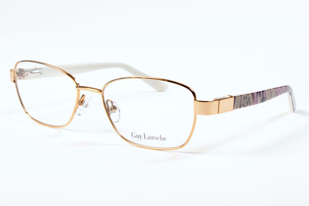Lunettes De Soleil Guy Laroche GL 76280 - Monture Ovale Rose/argent Multicolore - Neuve Sans étiquette